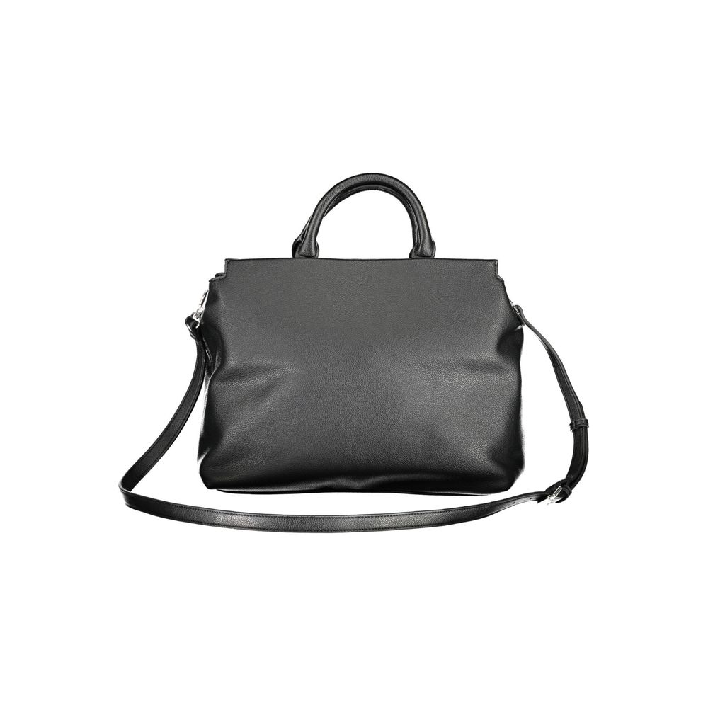 Sac à main en polyéthylène noir
