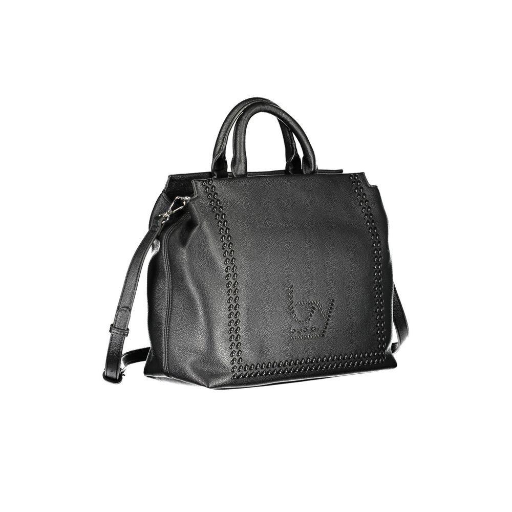 Sac à main en polyéthylène noir