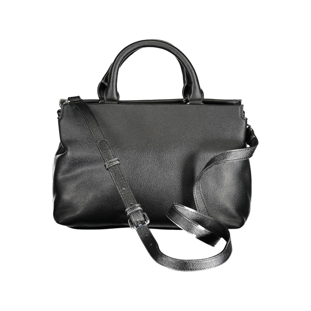 Sac à main en polyéthylène noir