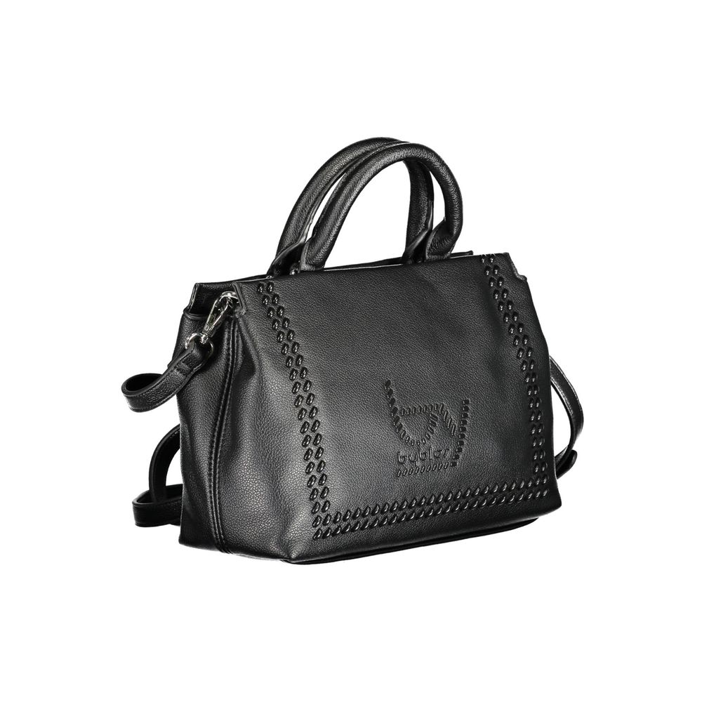 Sac à main en polyéthylène noir
