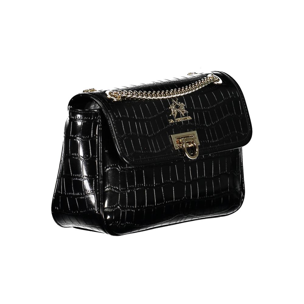 Nero Poliuretano Women Shoulder Bag