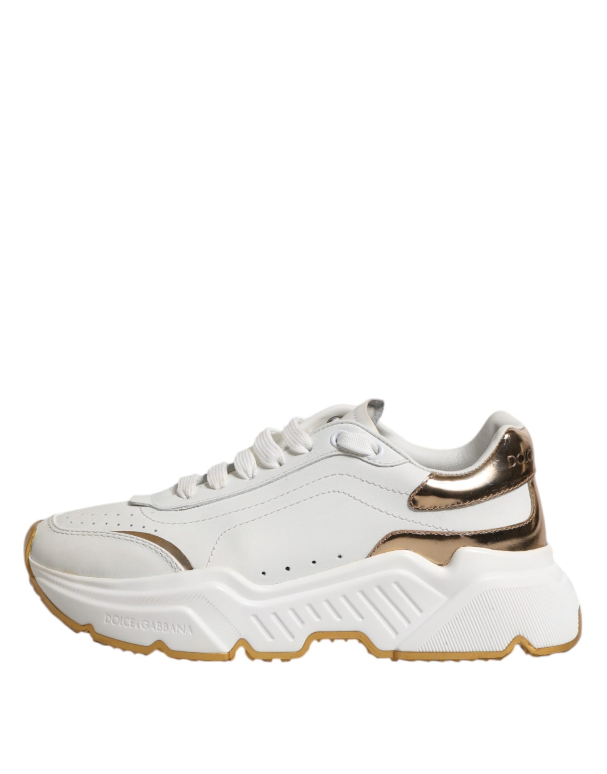 White Gold Daymaster Low Top Sneakers Shoes