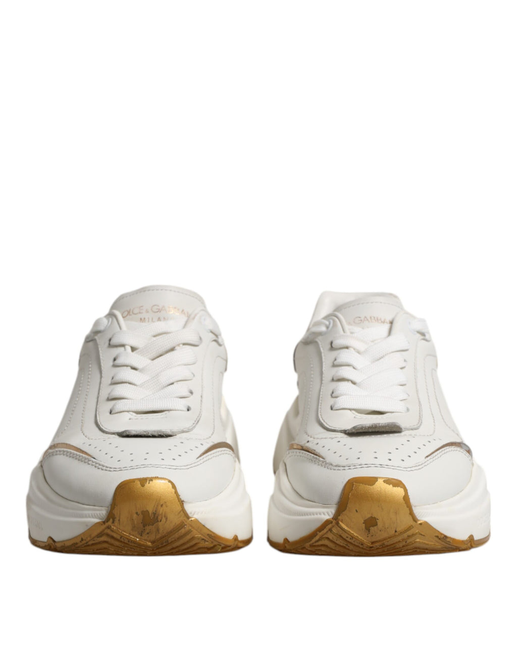 White Gold Daymaster Low Top Sneakers Shoes