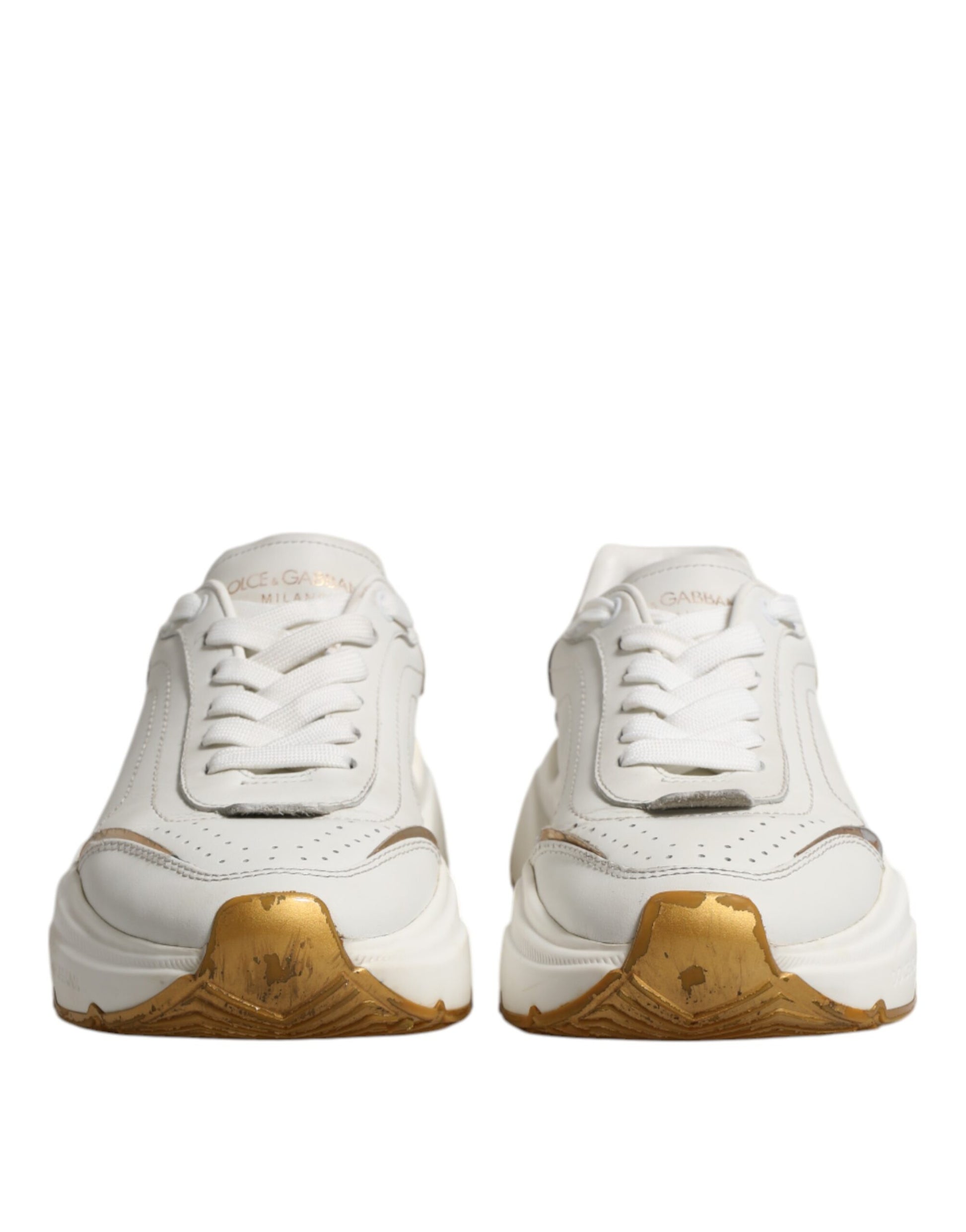 White Gold Daymaster Low Top Sneakers Shoes