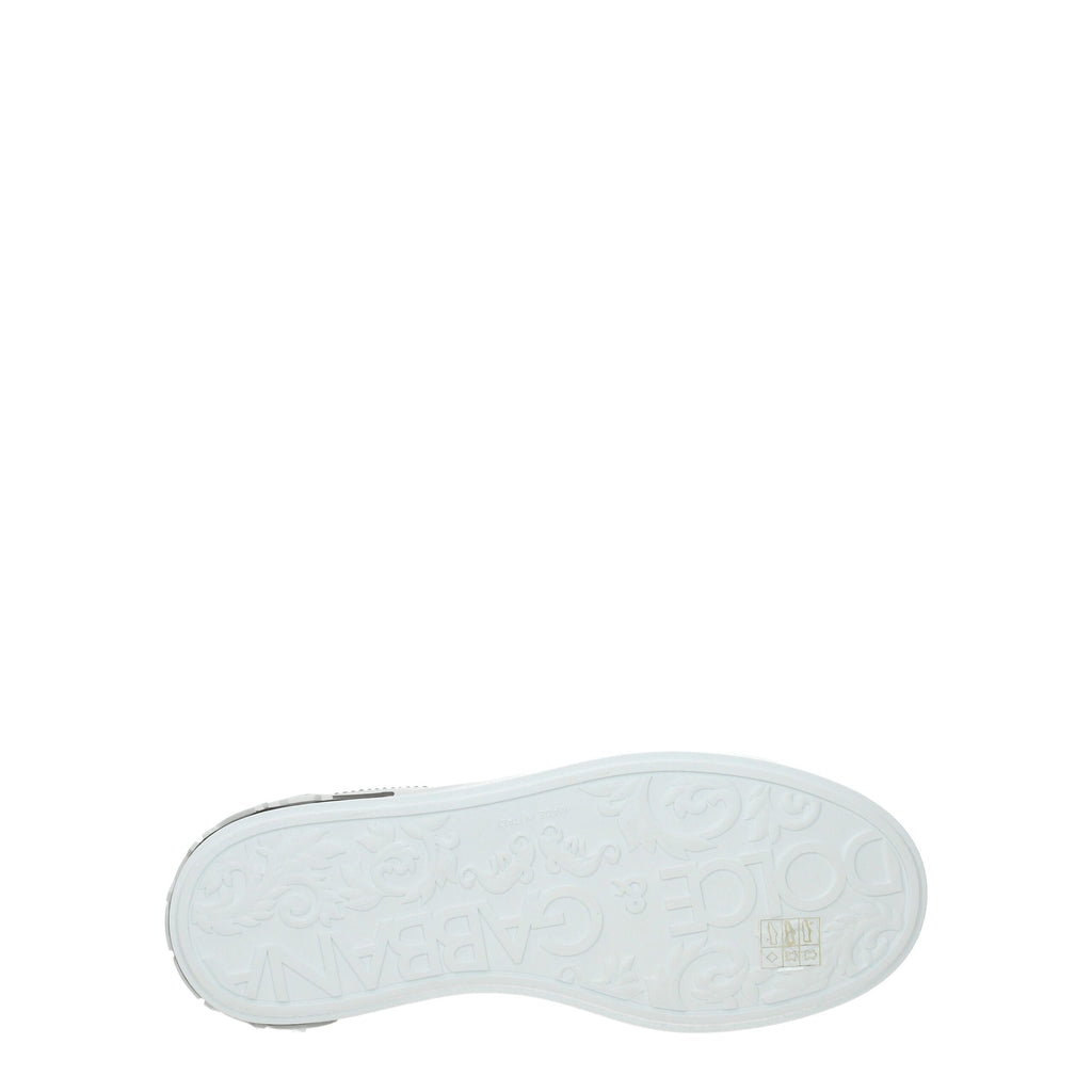 White Leather Low Top Sneakers