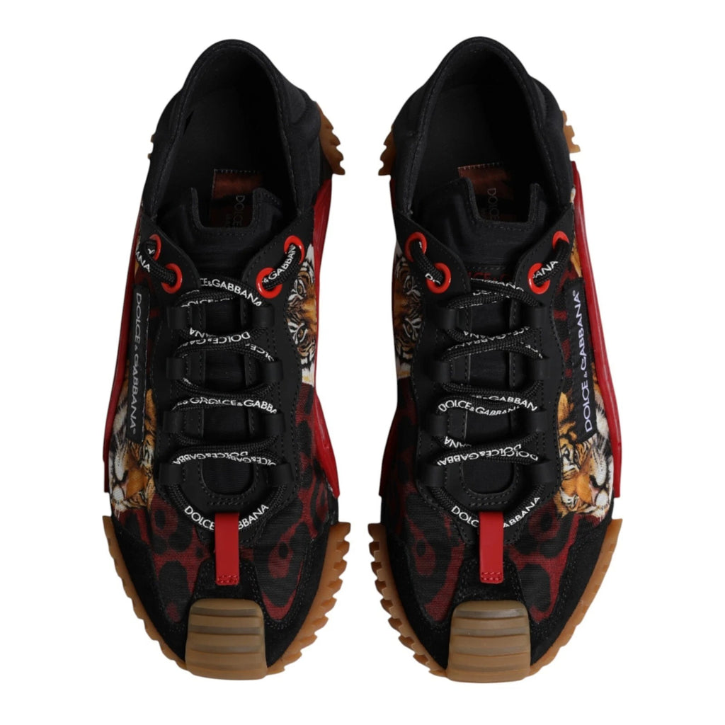 Black Logo Low Top NS1 Men Sneakers