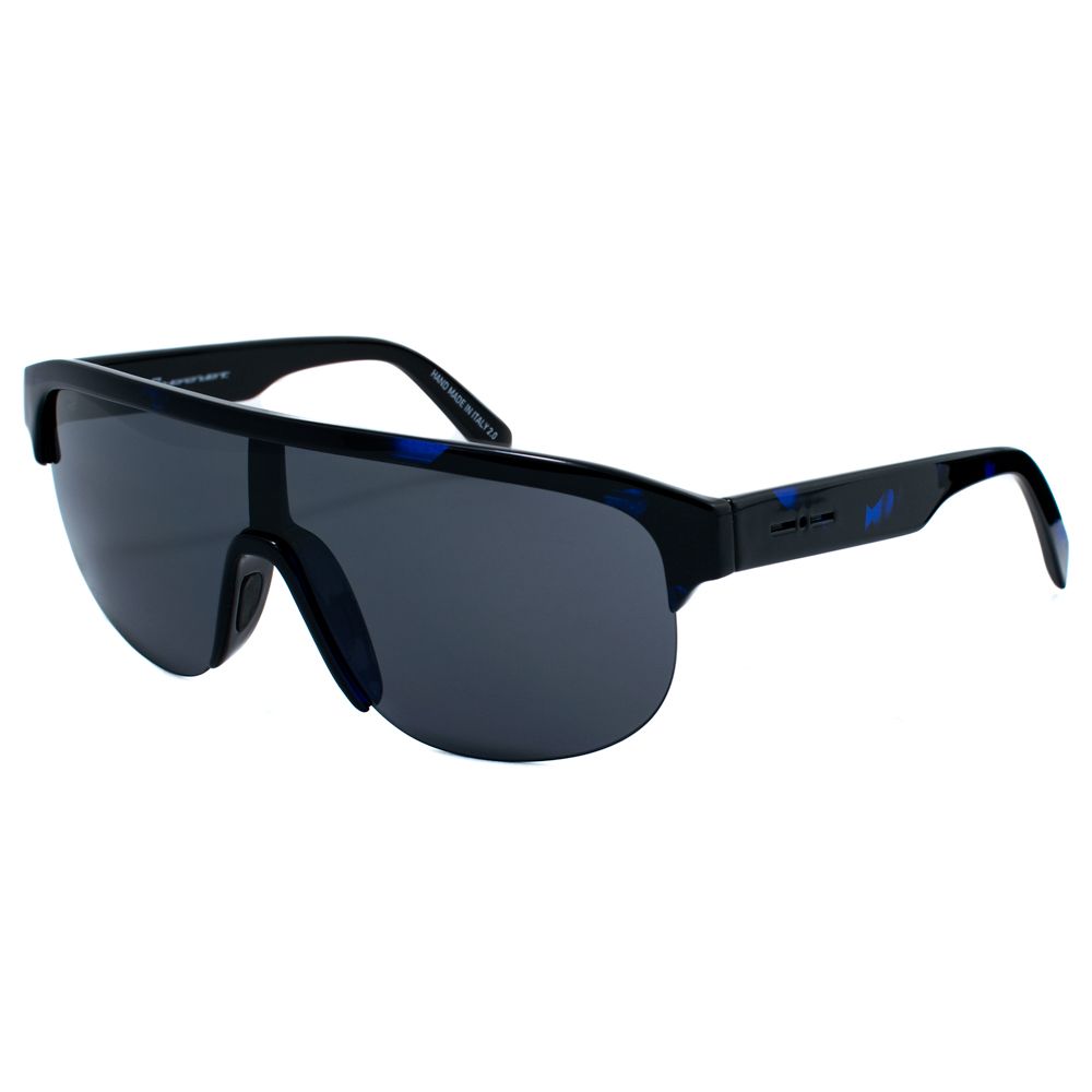 Lunettes de soleil en acétate bleu