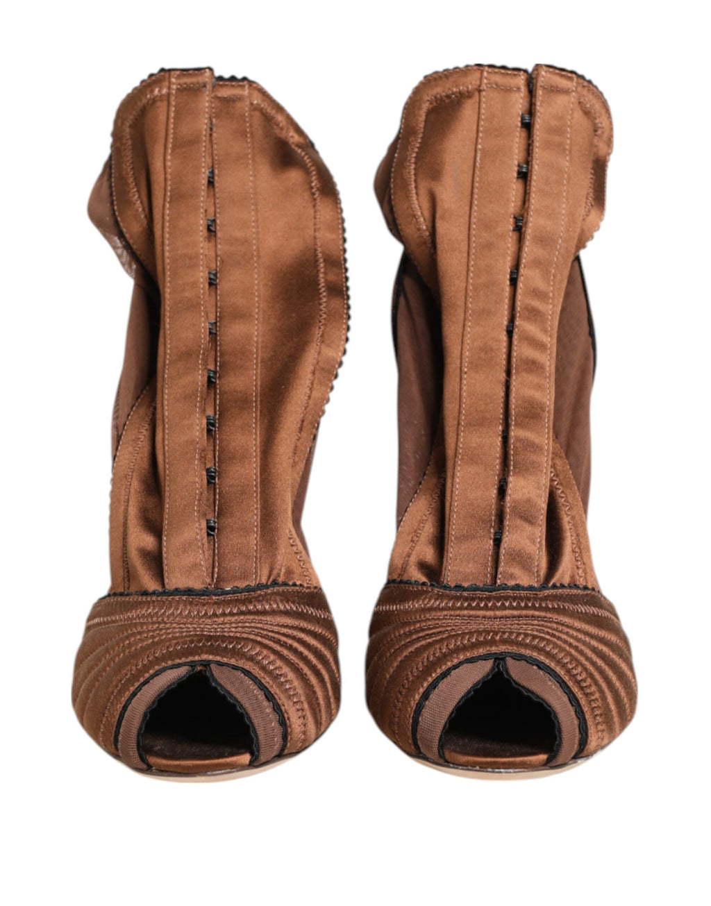 Bottines marrons Bette à talons hauts