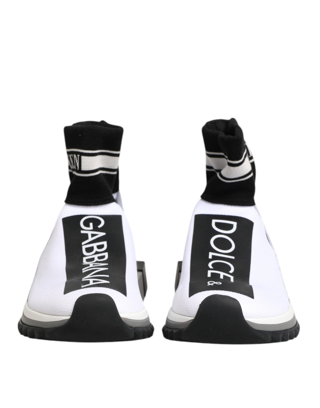 Chaussures baskets blanches et noires Sorrento