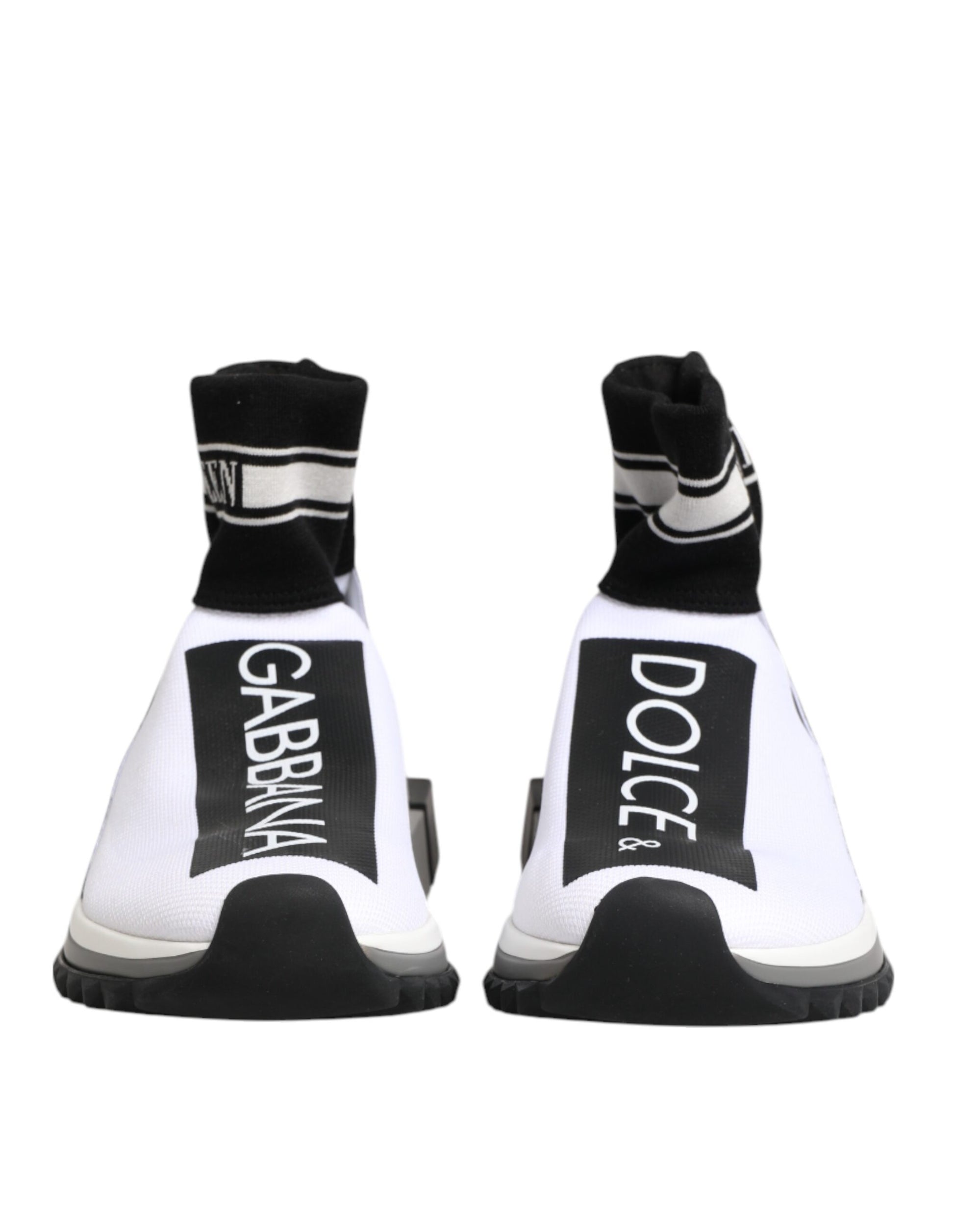 Chaussures baskets blanches et noires Sorrento