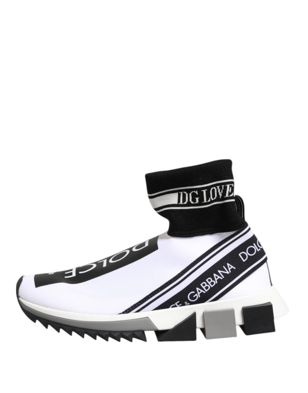 Chaussures baskets blanches et noires Sorrento