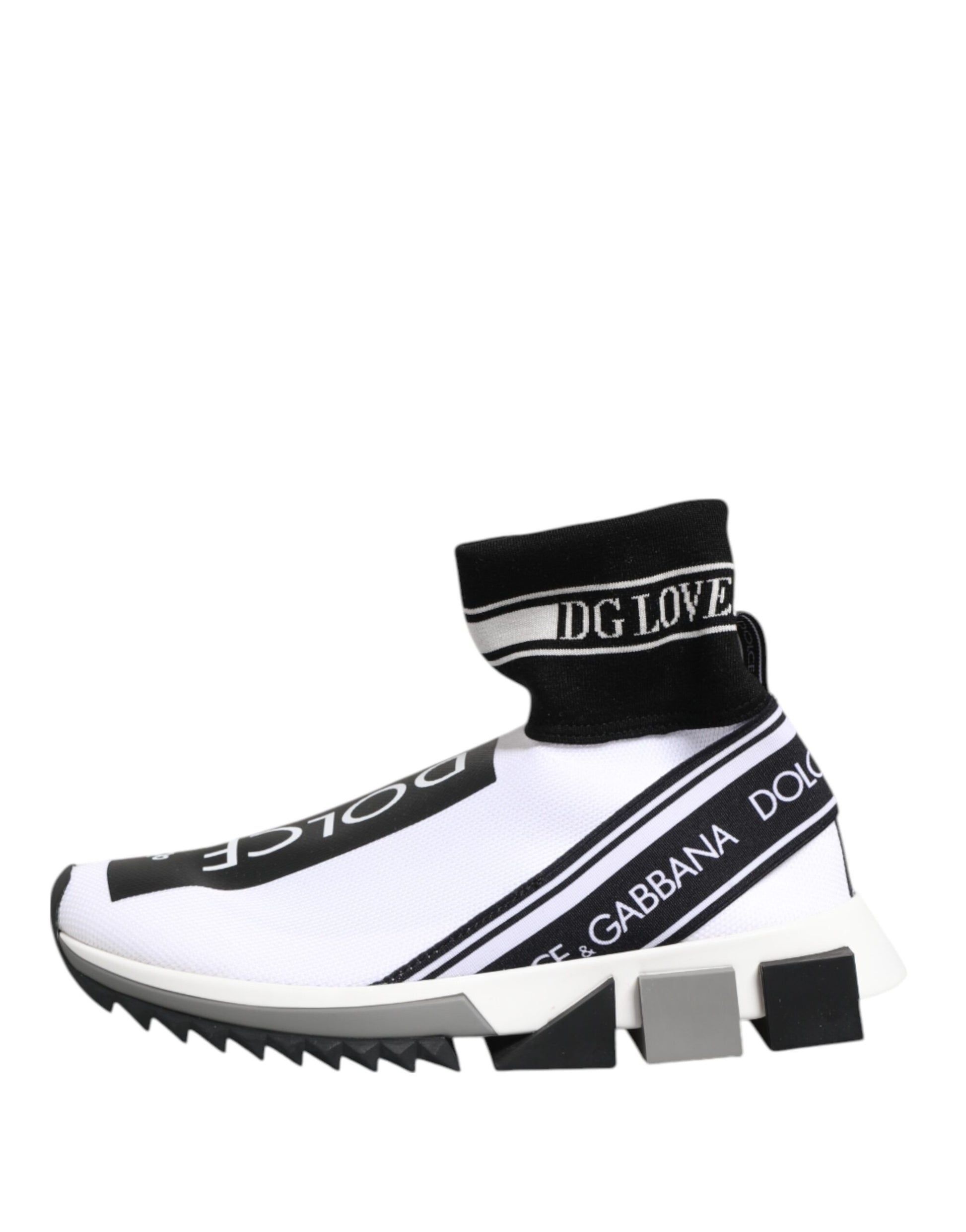 Chaussures baskets blanches et noires Sorrento