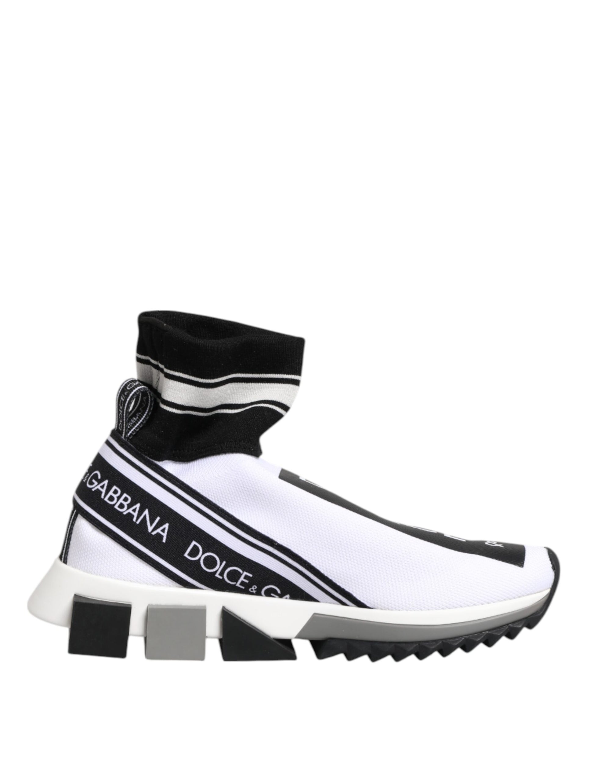 Chaussures baskets blanches et noires Sorrento