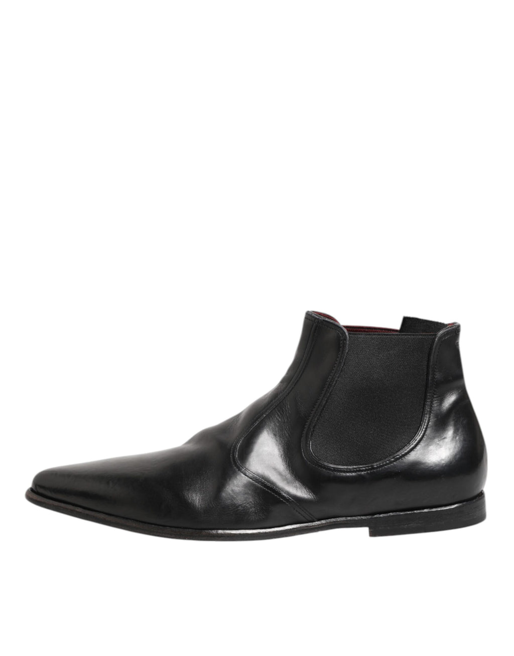 Black Chelsea Slip On Men Ankle Boots Shoes