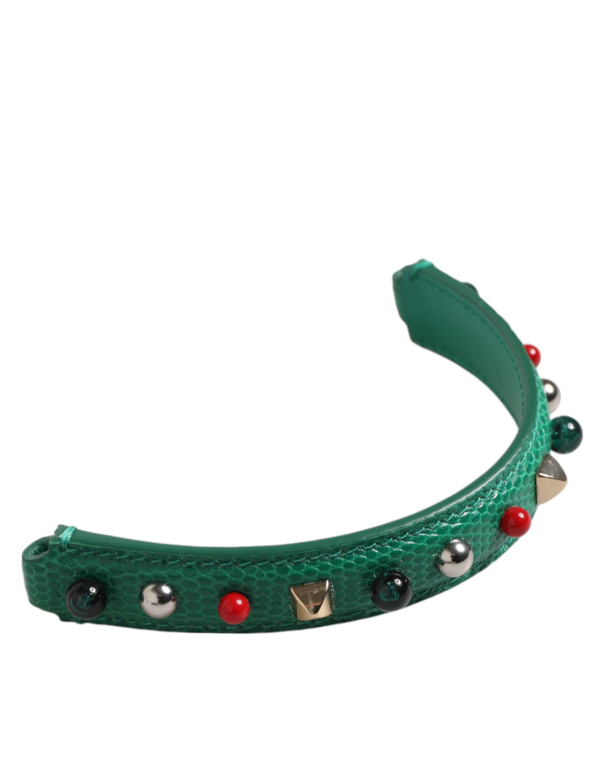 Bandoulière d'épaule en cuir vert décoré pour sac à main femme