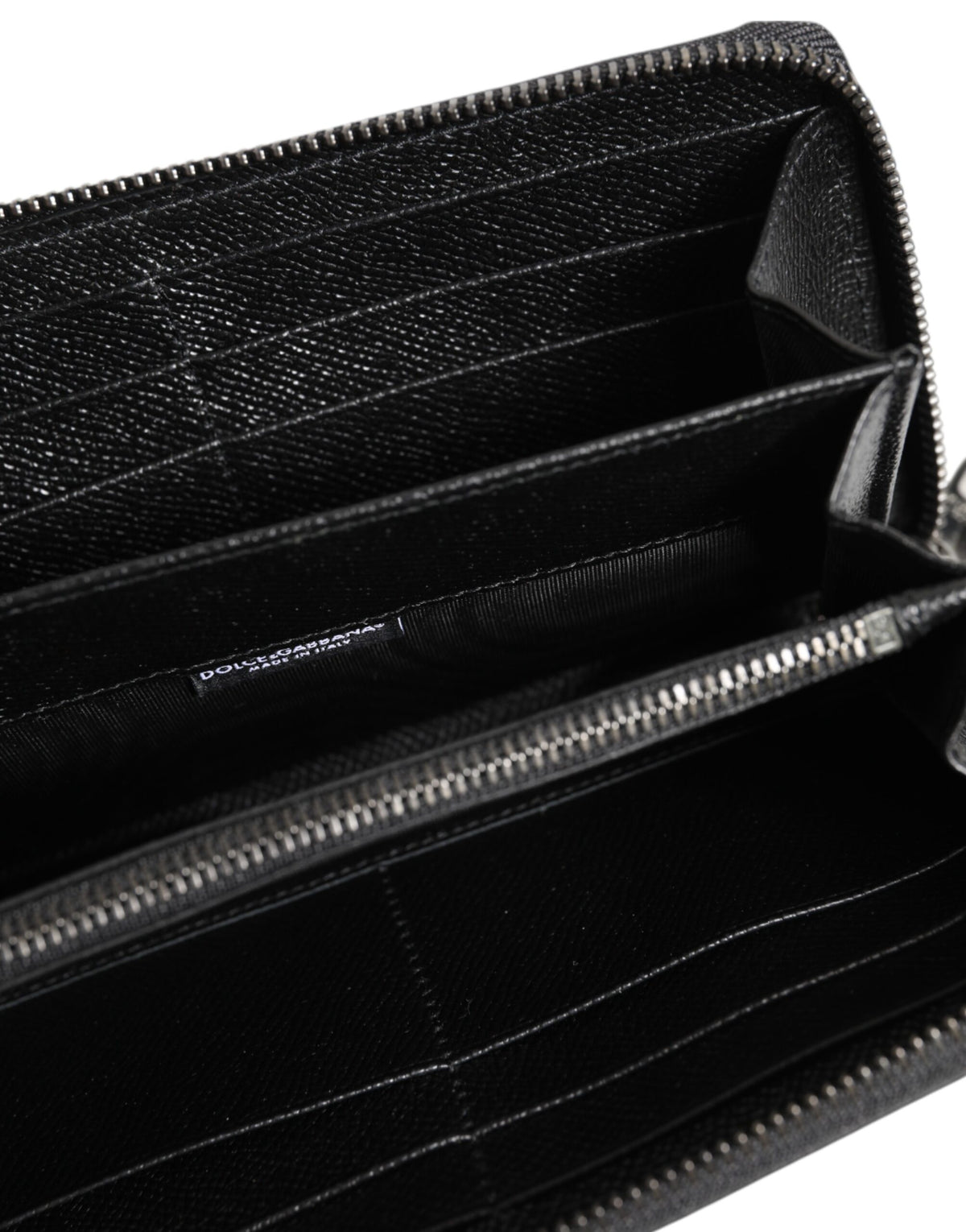 Portefeuille Continental pour Homme en Cuir Noir avec Fermeture Éclair #DGFAMILY