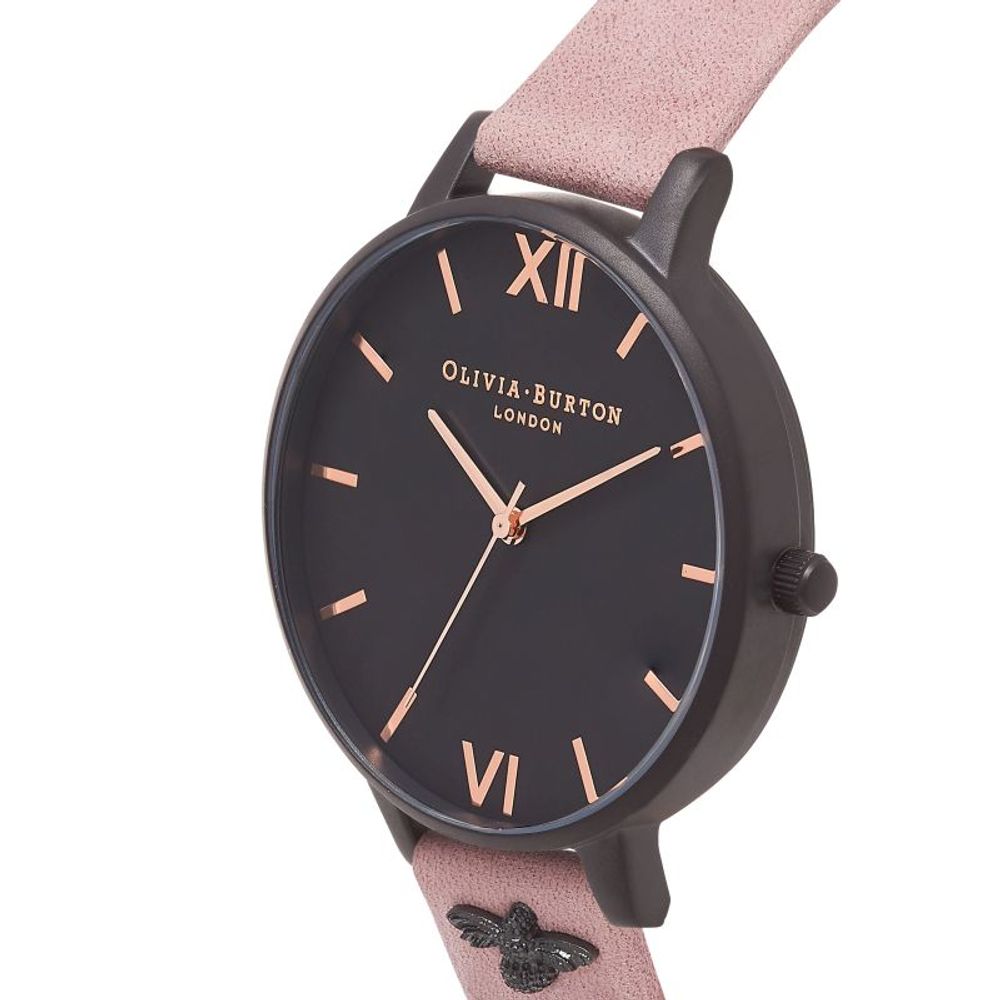 Montre en cuir artificiel multicolore