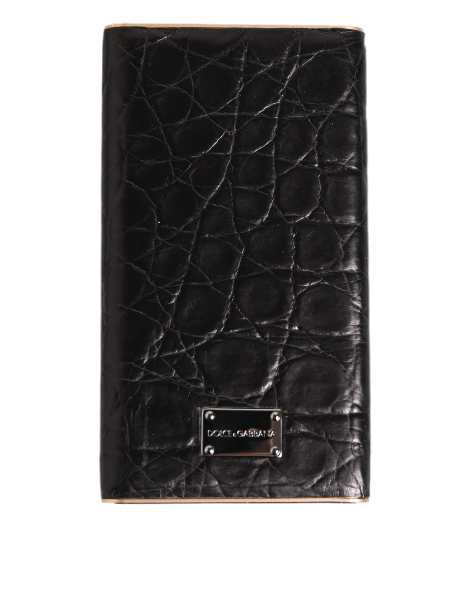 Chargeur externe USB en cuir noir exotique 3000mAh