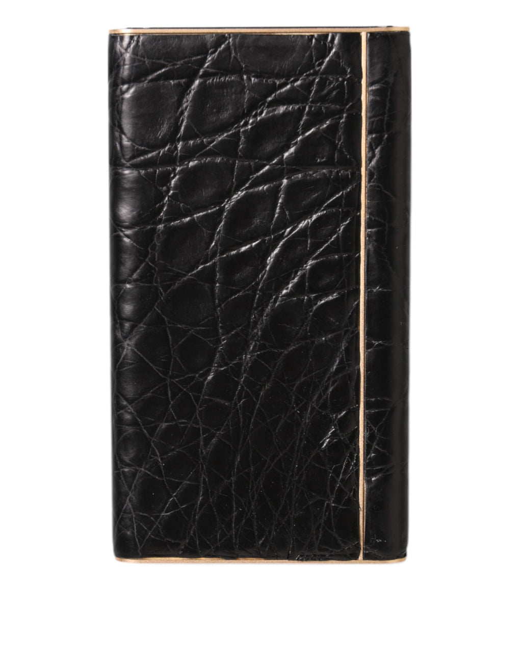 Chargeur externe USB en cuir noir exotique 3000mAh