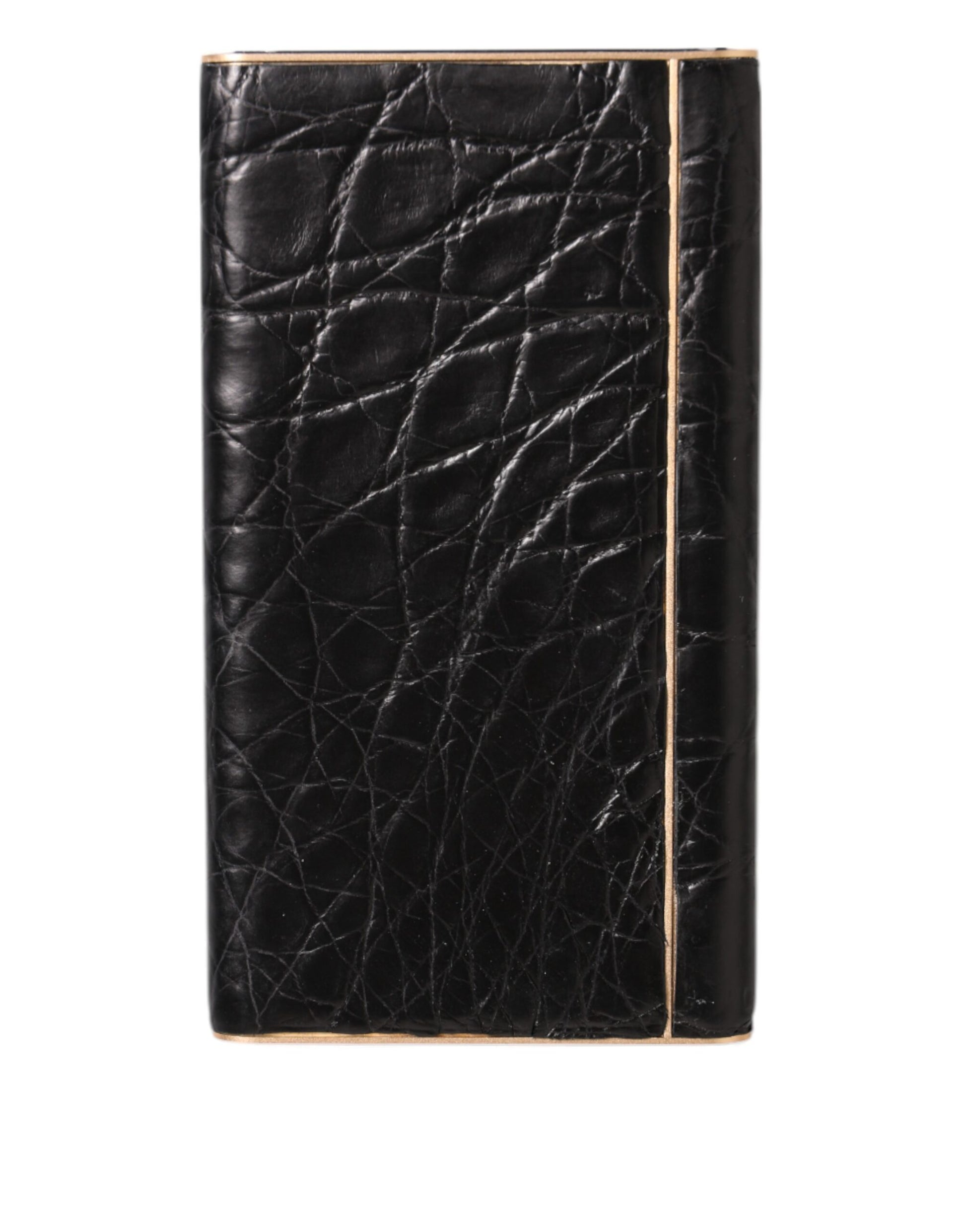 Chargeur externe USB en cuir noir exotique 3000mAh
