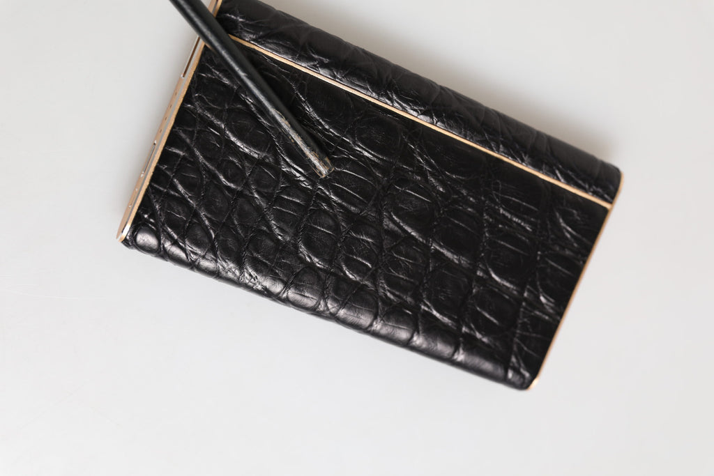 Chargeur externe USB en cuir noir exotique 3000mAh