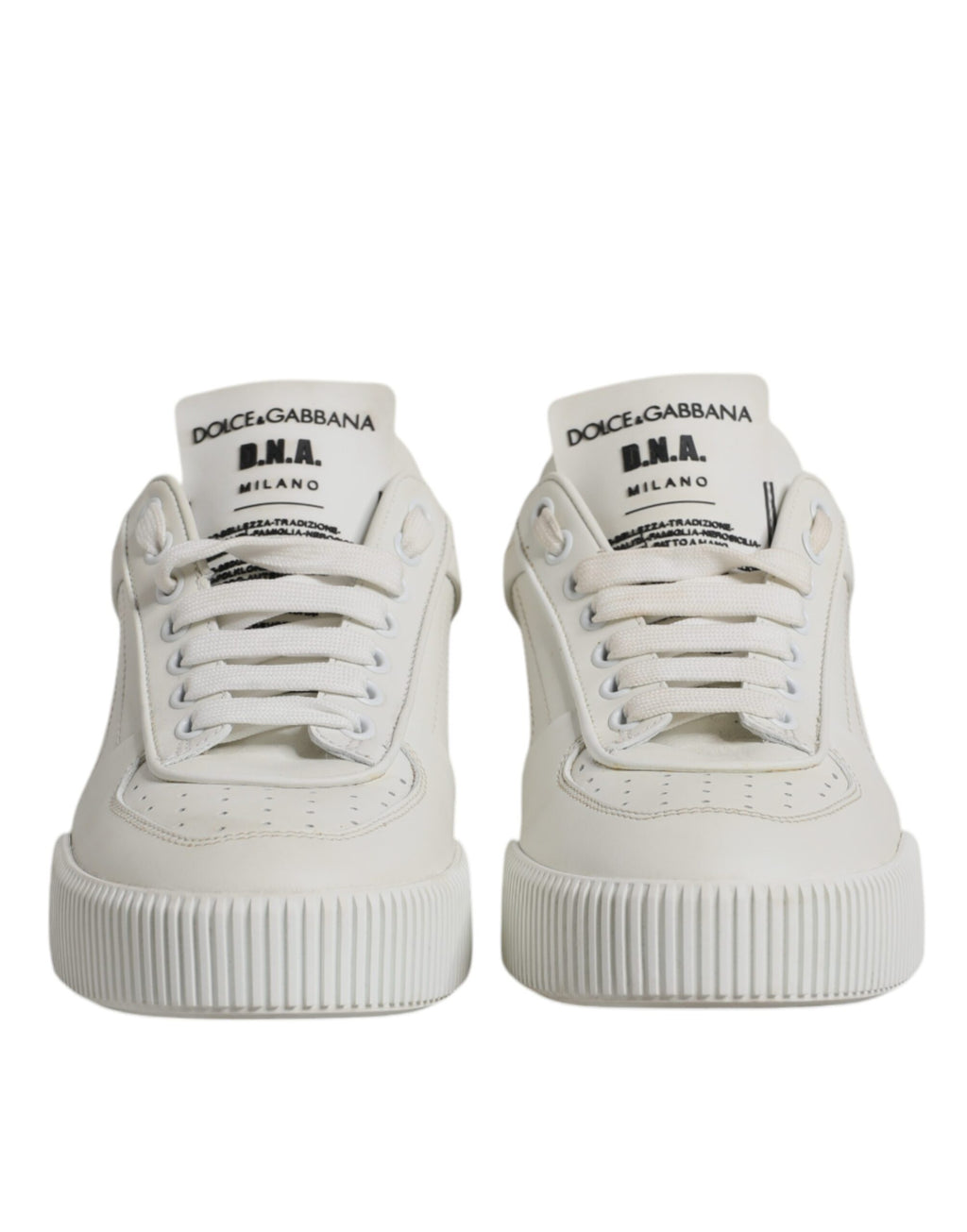 Sneakers basses en cuir blanc Miami
