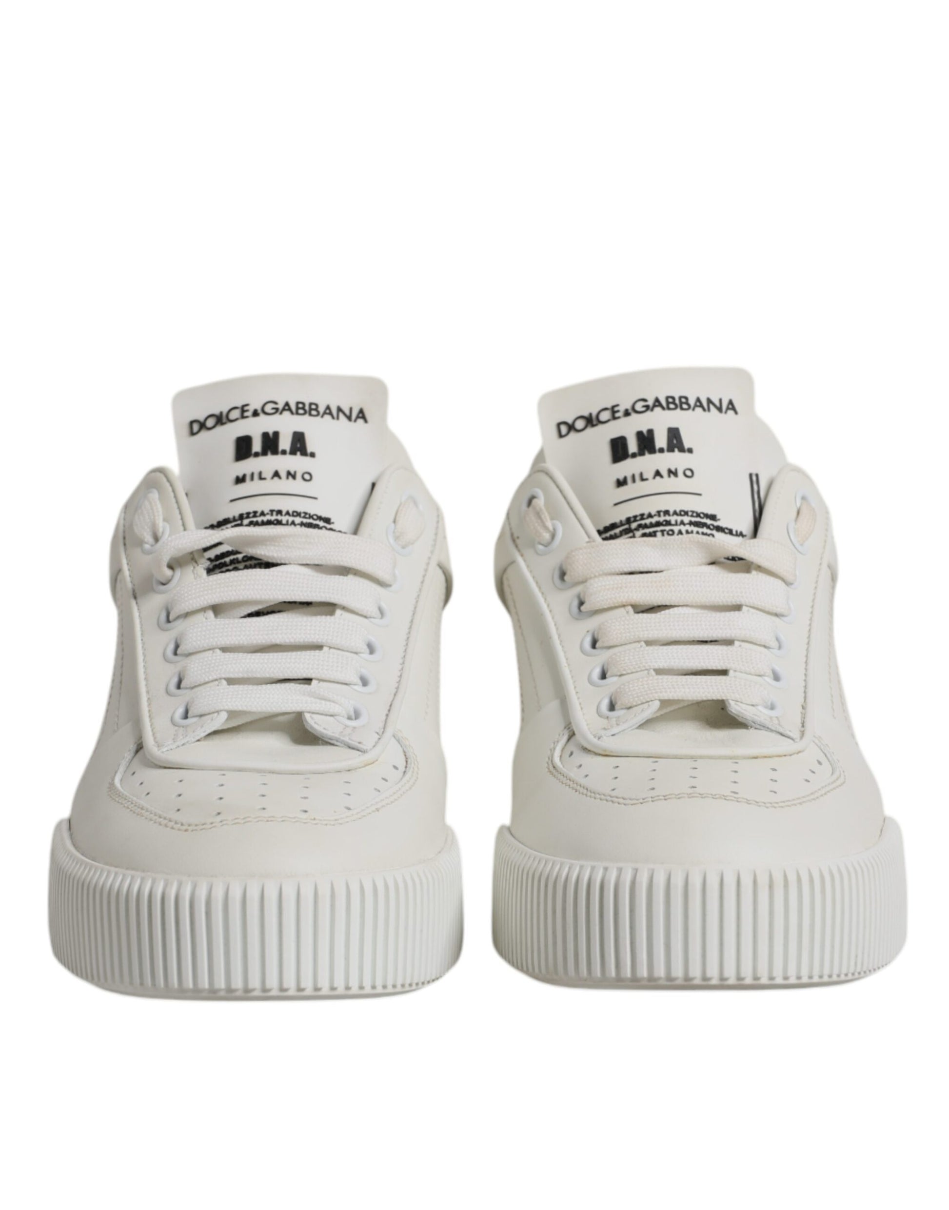 Sneakers basses en cuir blanc Miami