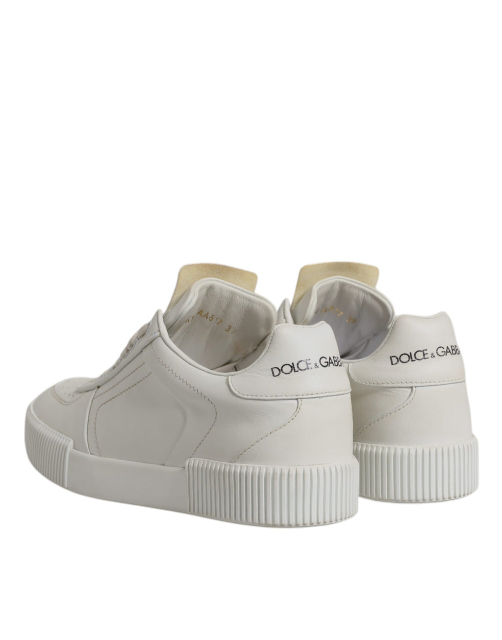 Sneakers basses en cuir blanc Miami