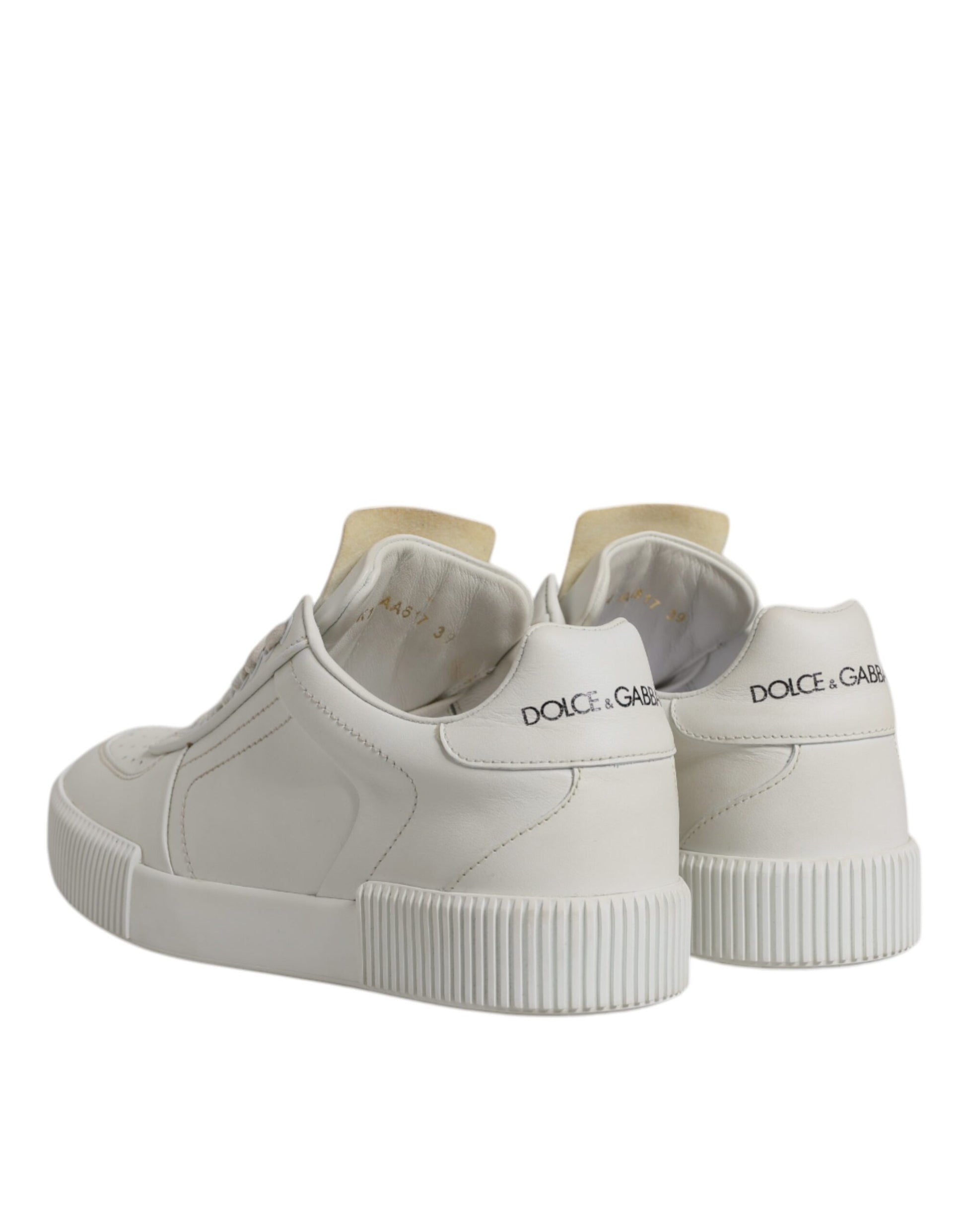 Sneakers basses en cuir blanc Miami