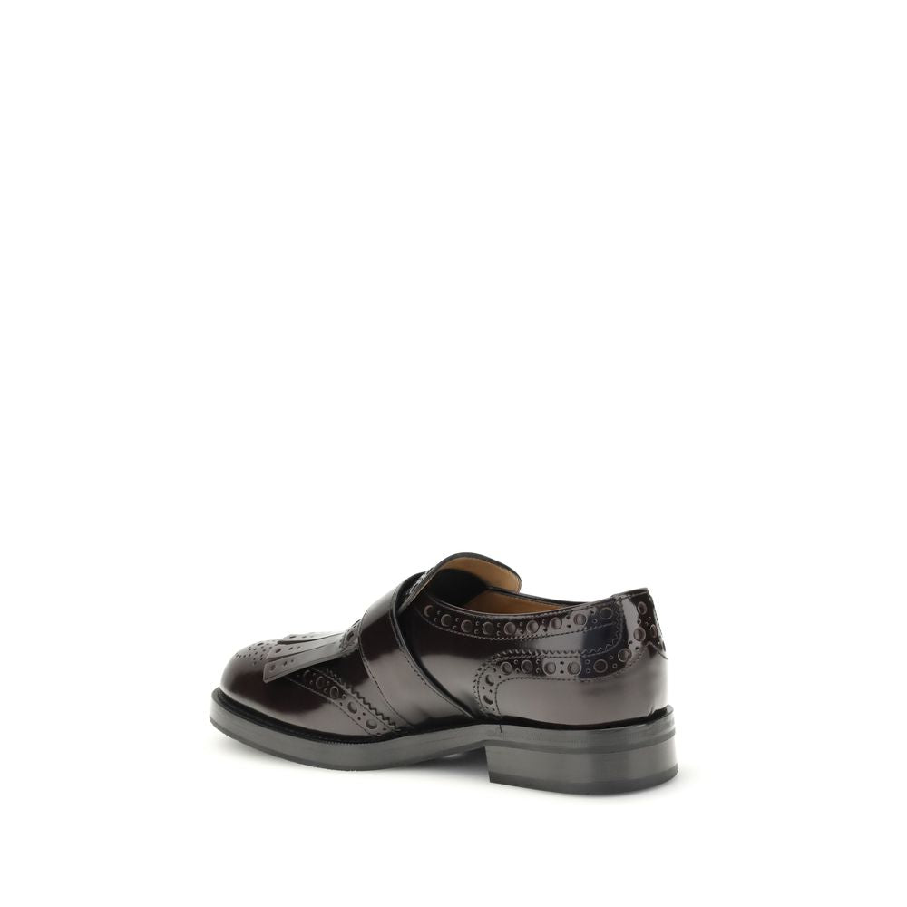Bordeaux Leather Oxfords And Derbies