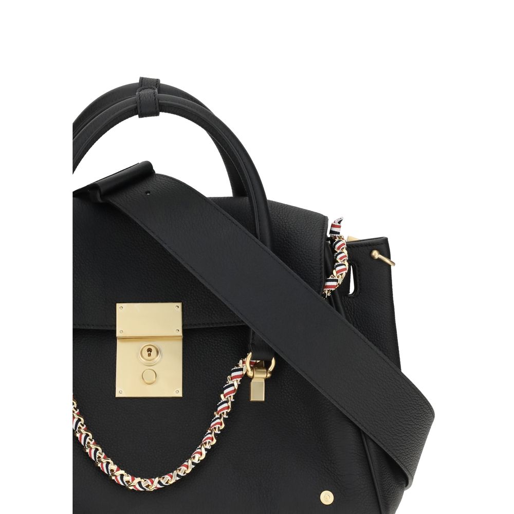 Black Calf Leather Bos Taurus Handbag