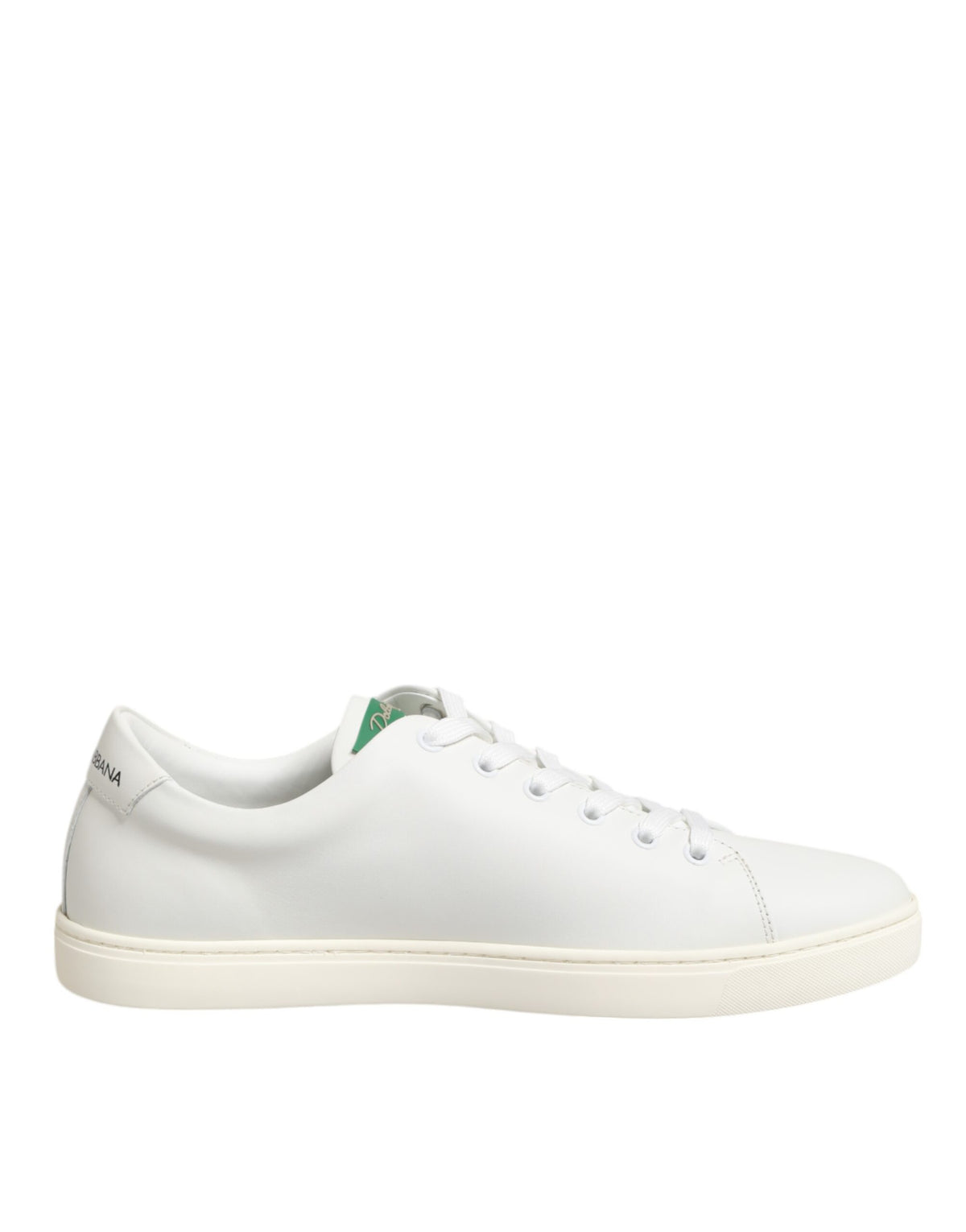 White Leather Rose Embroidery Low-Top  Shoes
