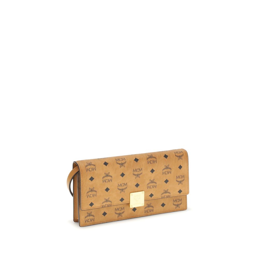Beige Fabric Wallet