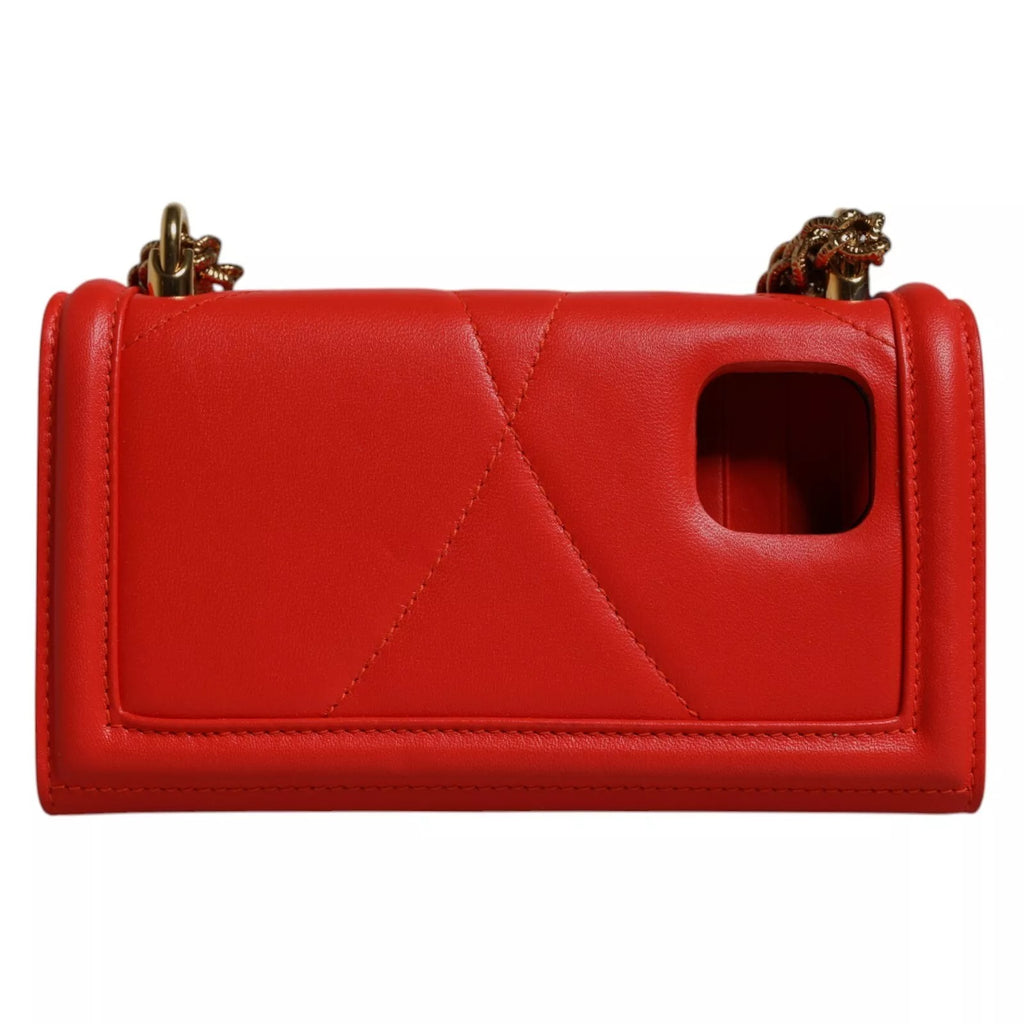 Red Quilted Devotion Crossbody 11 PRO Phone case bag