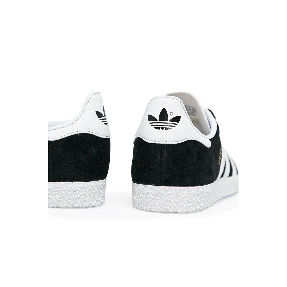 Baskets en cuir noir