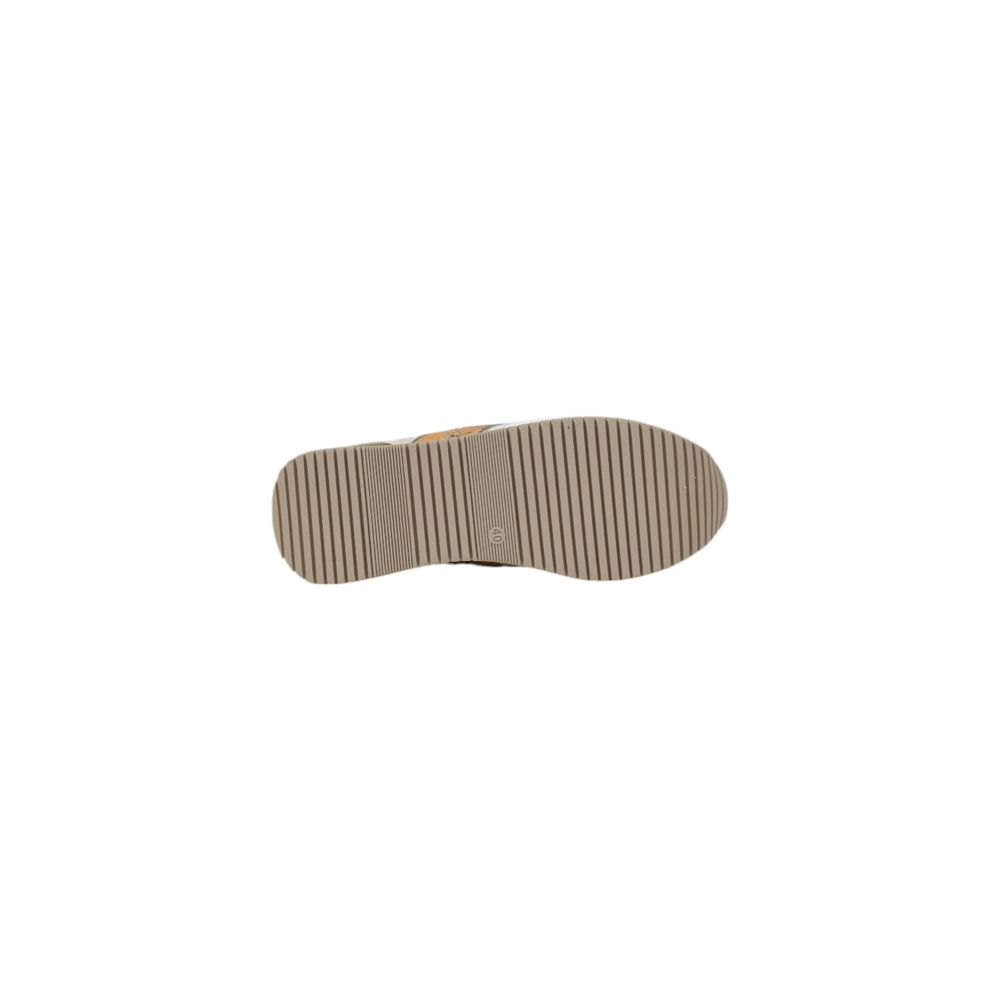White Polyethylene Platform Sneakers