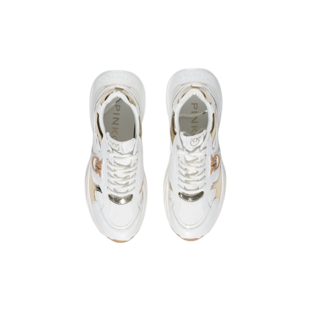 White Leather Chunky Sneakers