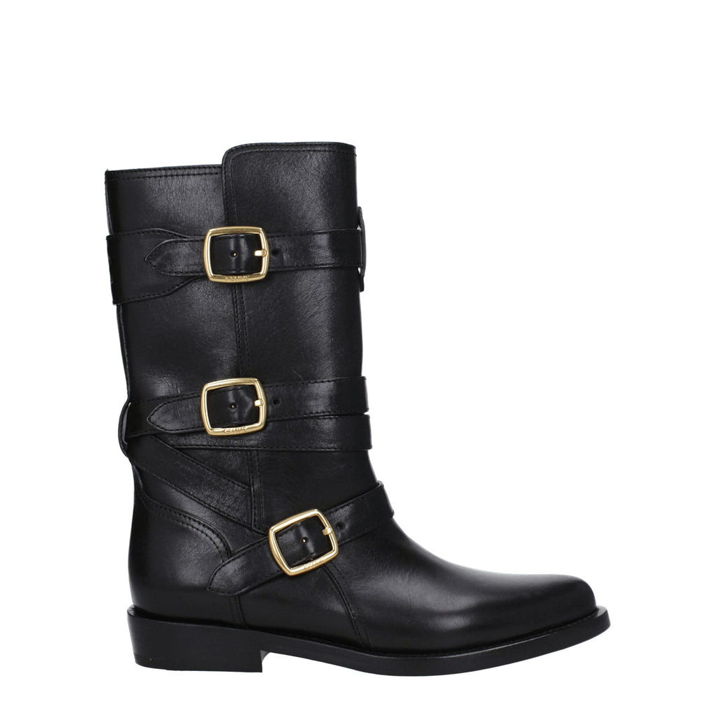 Black Leather Boots