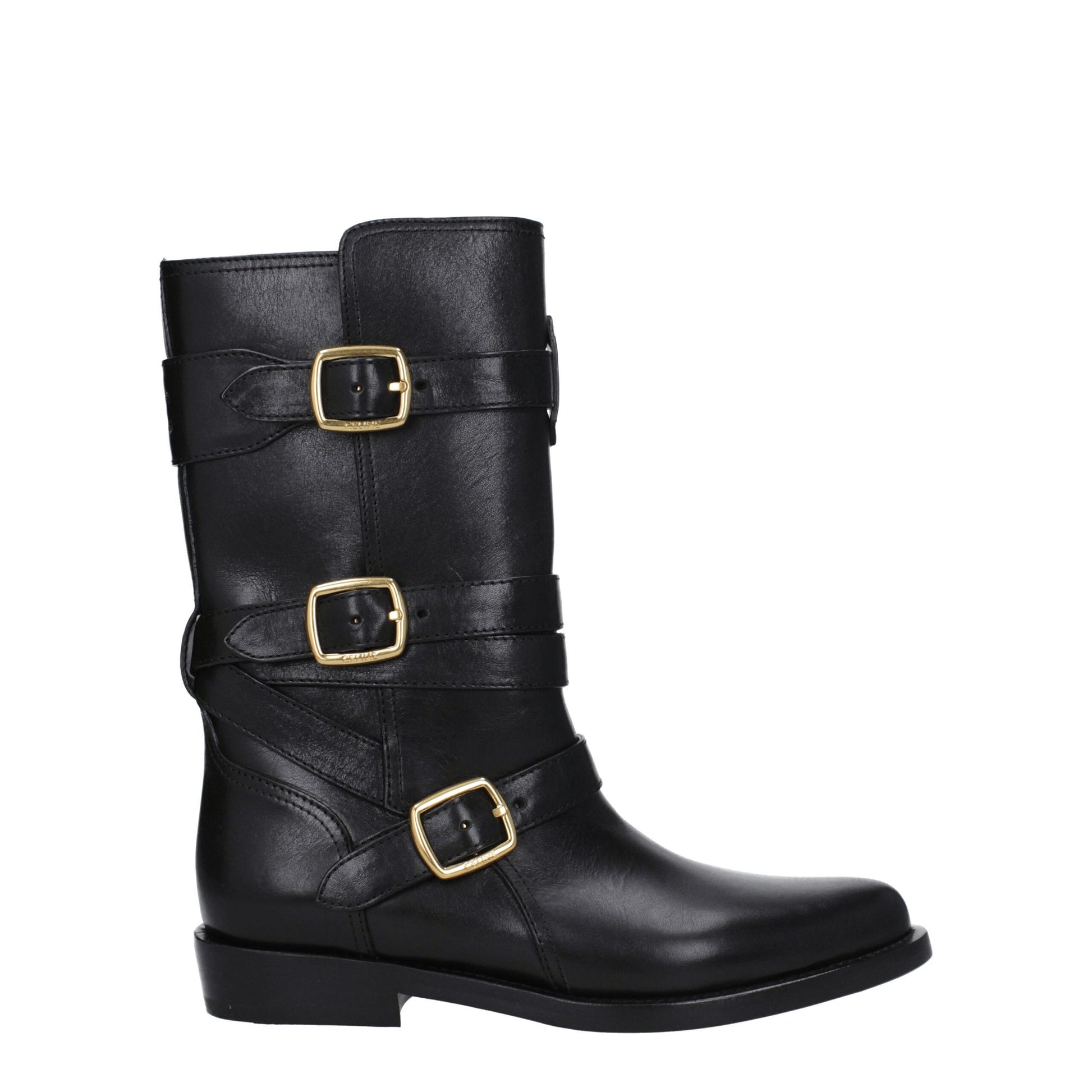 Black Leather Boots