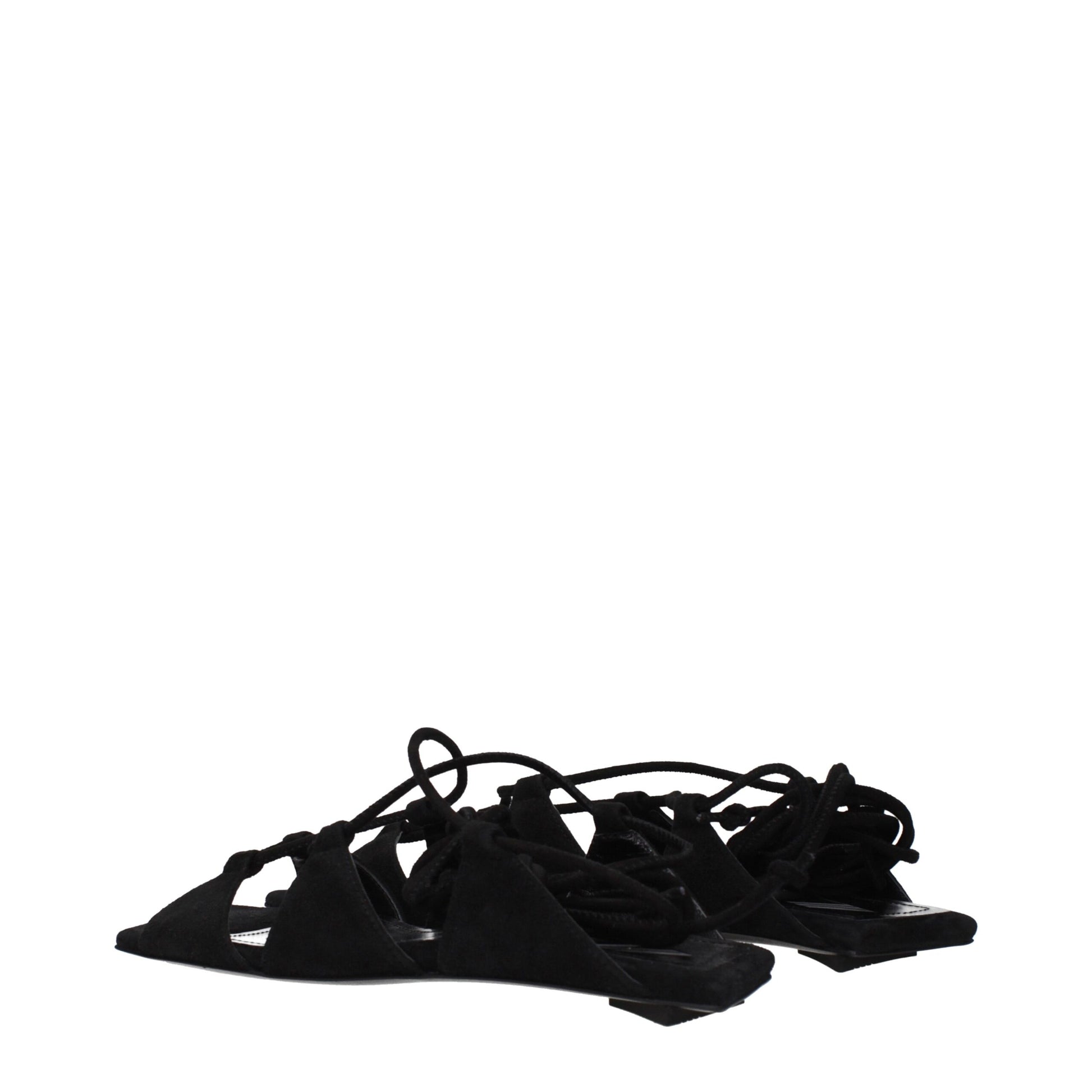 Black Leather Sandals