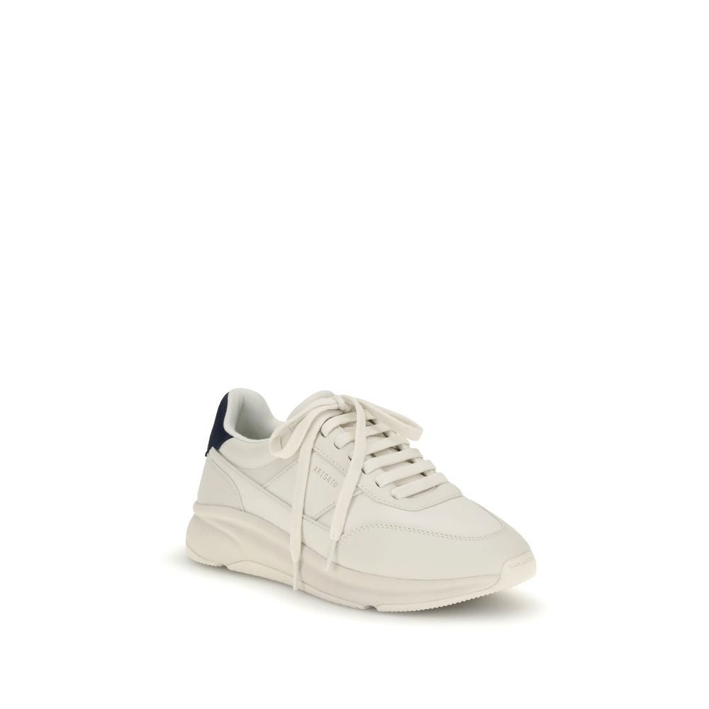 White Calf Leather Bos Taurus Athletic Sneakers