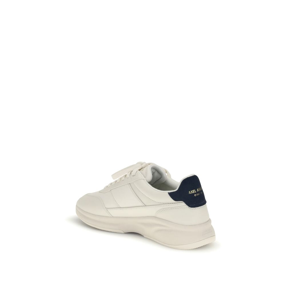 White Calf Leather Bos Taurus Athletic Sneakers