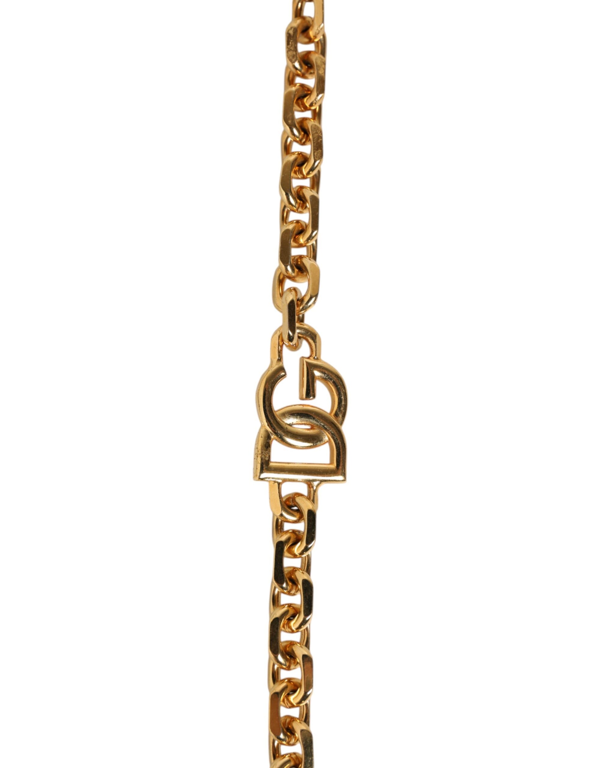 Black Leather Gold Chain Bag Accessory Shoulder Strap