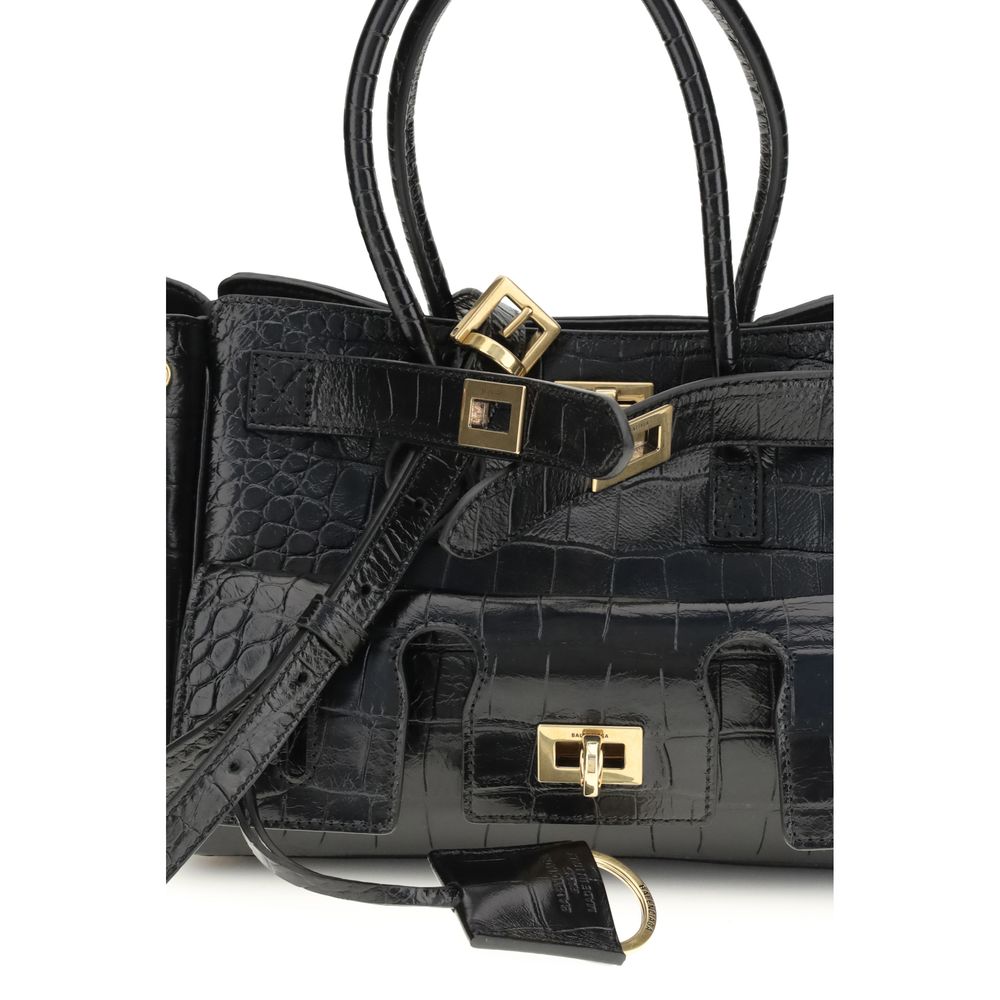 Black Calf Leather Bos Taurus Shoulder Bag