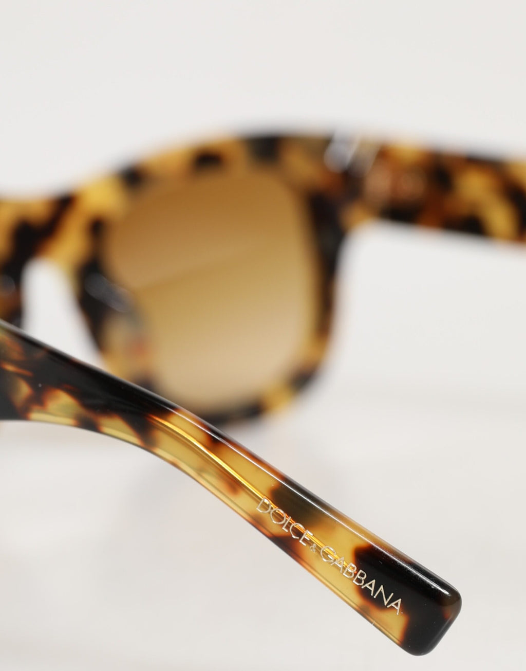 DG4379F White Tortoiseshell Gradient Acetate Shades Sunglasses