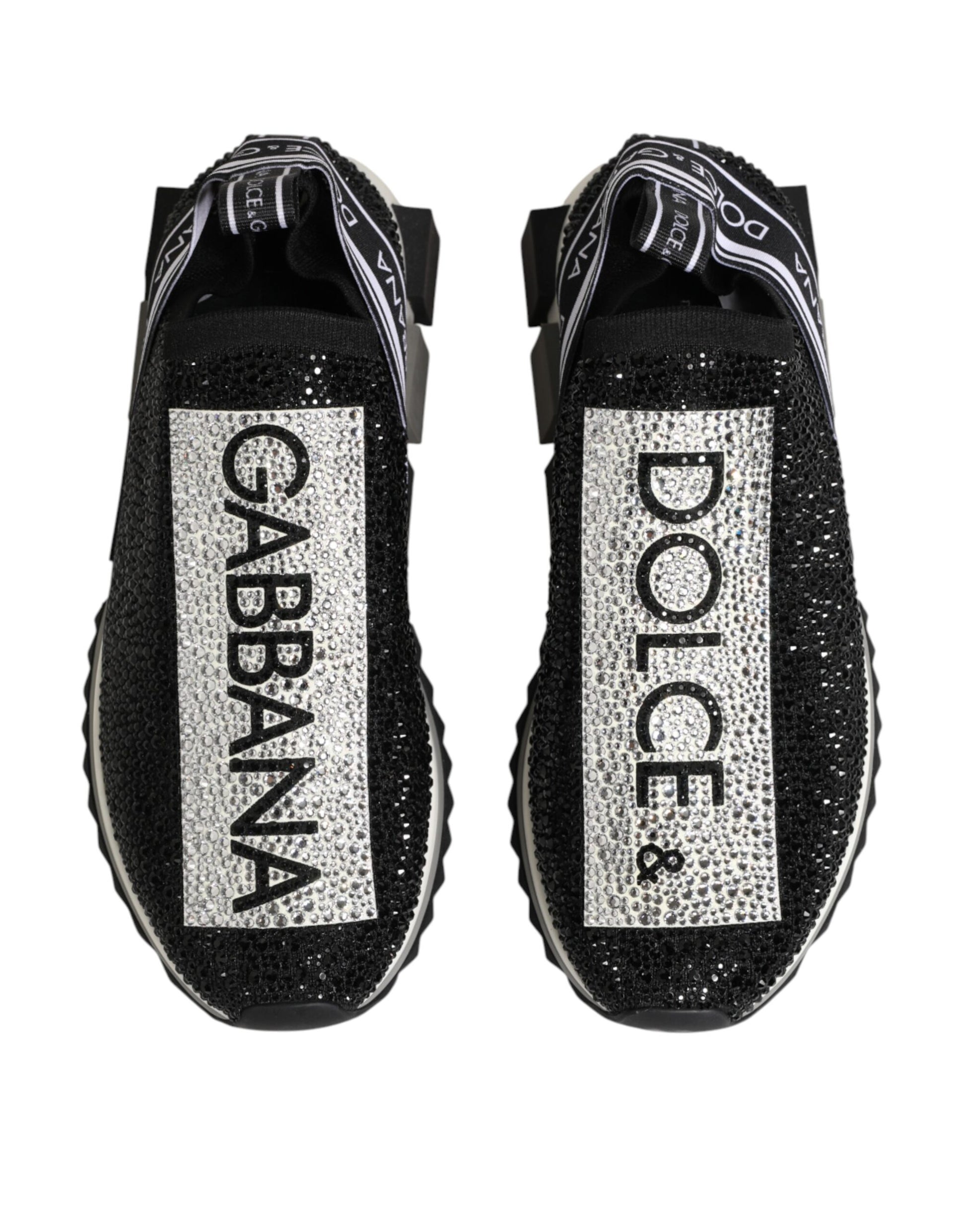 Black Silver Slip On Sorrento Sneakers Shoes