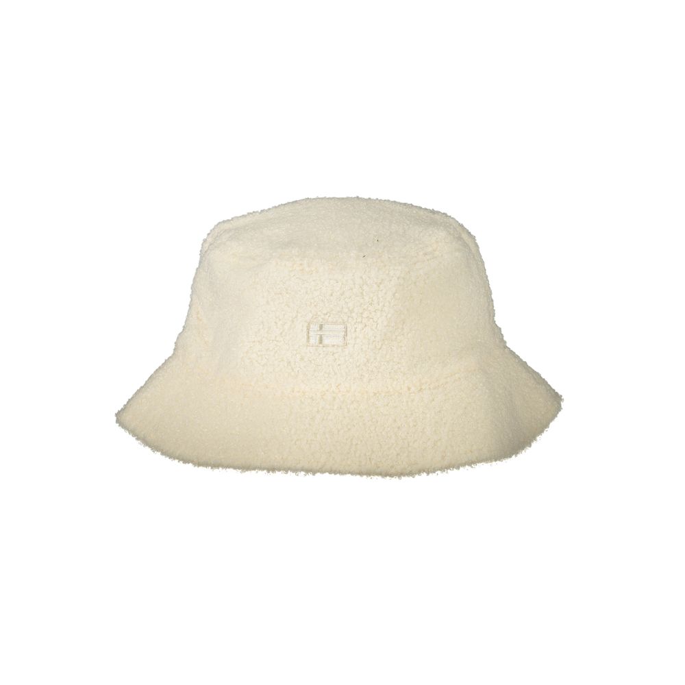White Polyester Men's Fisherman Hat