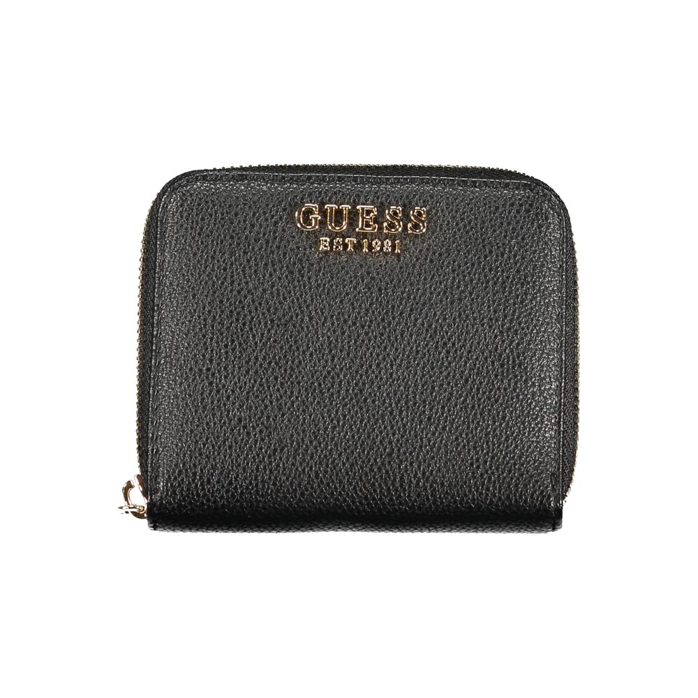 Nero Poliuretano Women Wallet