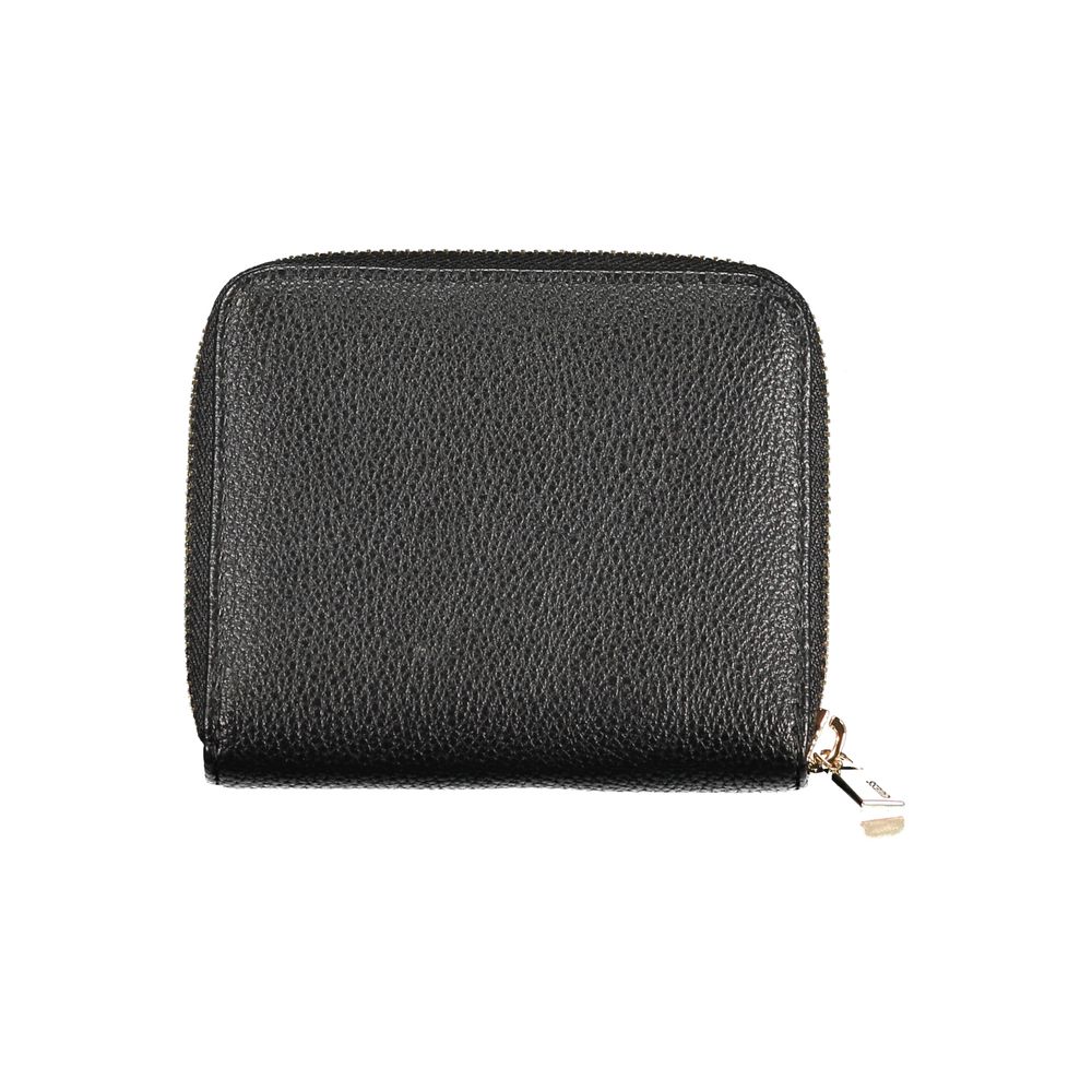 Nero Poliuretano Women Wallet