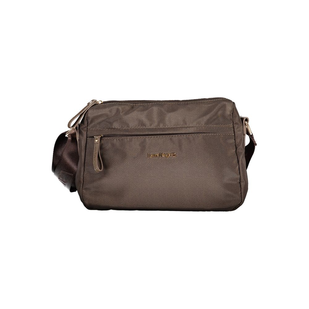Marrone Polyester Women Handbag